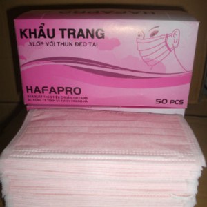 Khẩu trang Hafapro hồng - Công Ty TNHH Sản Xuất Thương Mại Quốc Tế Việt Thắng